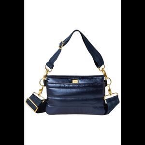 Think Royln Women's Bum Bag Crossbody Pearl Indigo